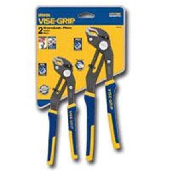 Vise Grip VGP2078709 2 Pc GrooveLock Pliers Clamshell Set, Irwin, Mfr#: VGP2078709